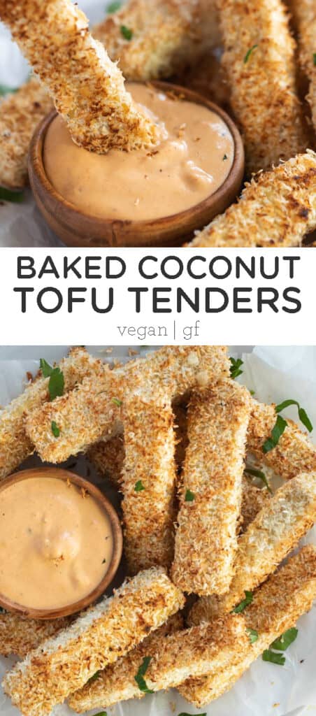 Baked Coconut Tofu Tenders