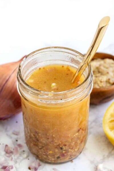 Basic Homemade Shallot Salad Dressing