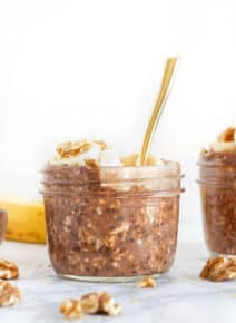 Chocolate Banana Overnight Oats