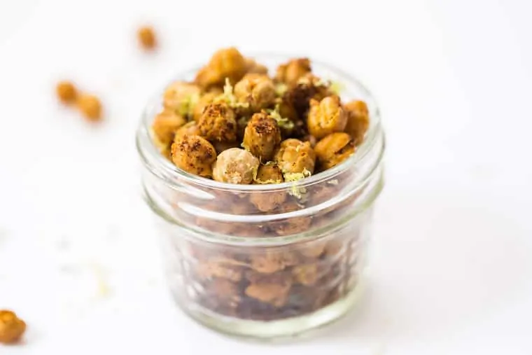 Chili Lime Crispy Chickpeas