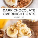 Dark Chocolate Overnight Oats