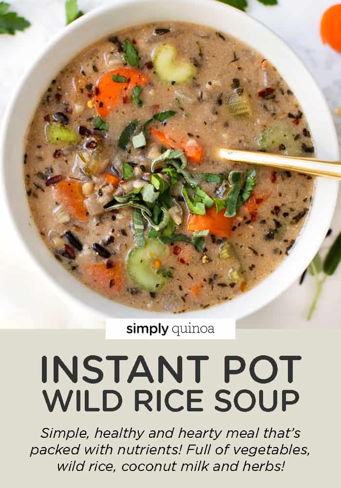 Creamy Vegan Wild Rice Soup