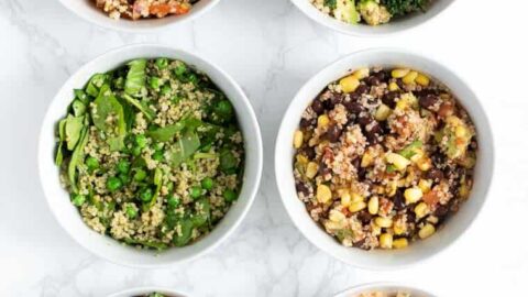Healthy Quinoa Bowls 6 Ways