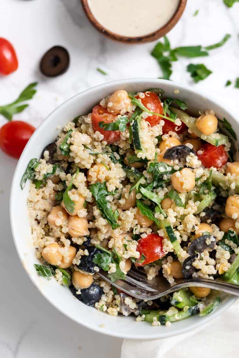 Mediterranean Quinoa Bowls