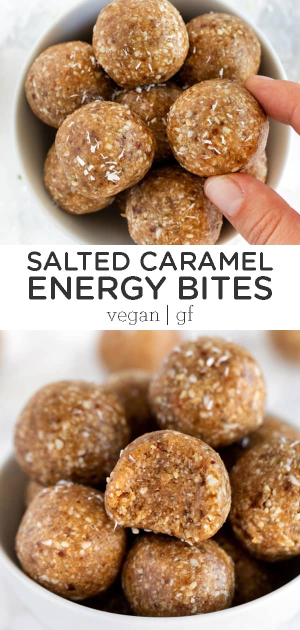 Salted Caramel Energy Bites