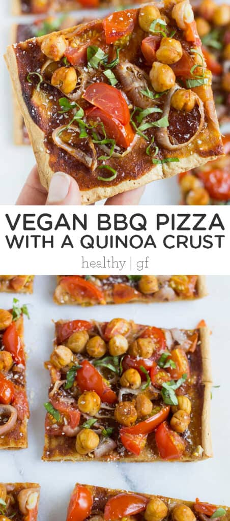 Vegan BBQ Pizza with Quinoa Crust