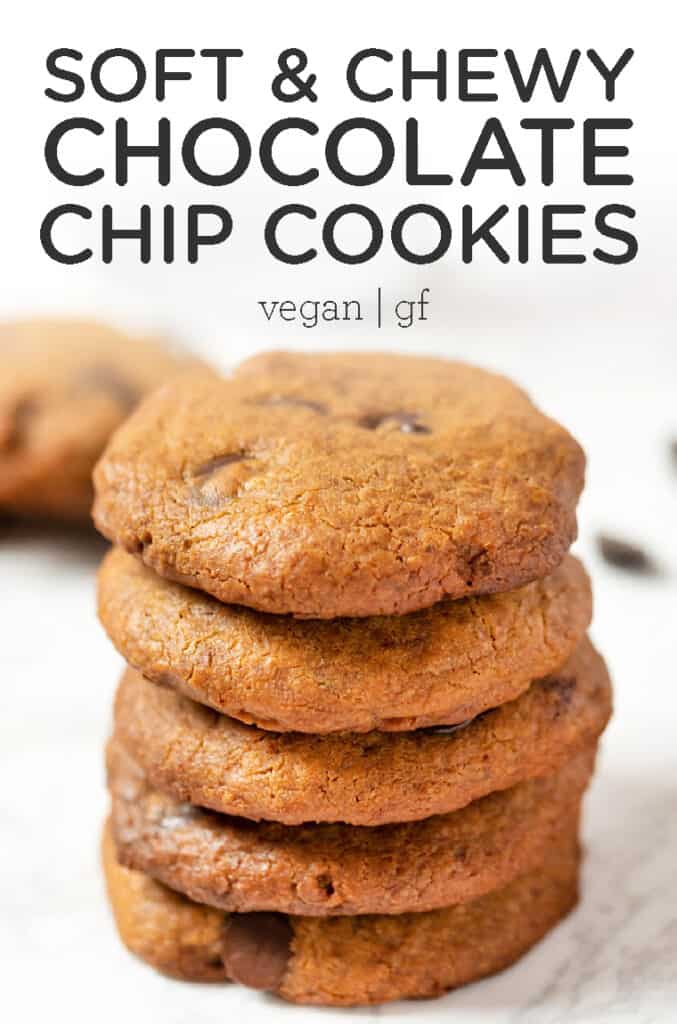 Sofy and Chewy Vegan Chocolate Chip Cookies