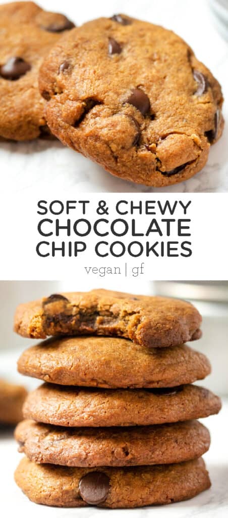 Sofy and Chewy Vegan Chocolate Chip Cookies