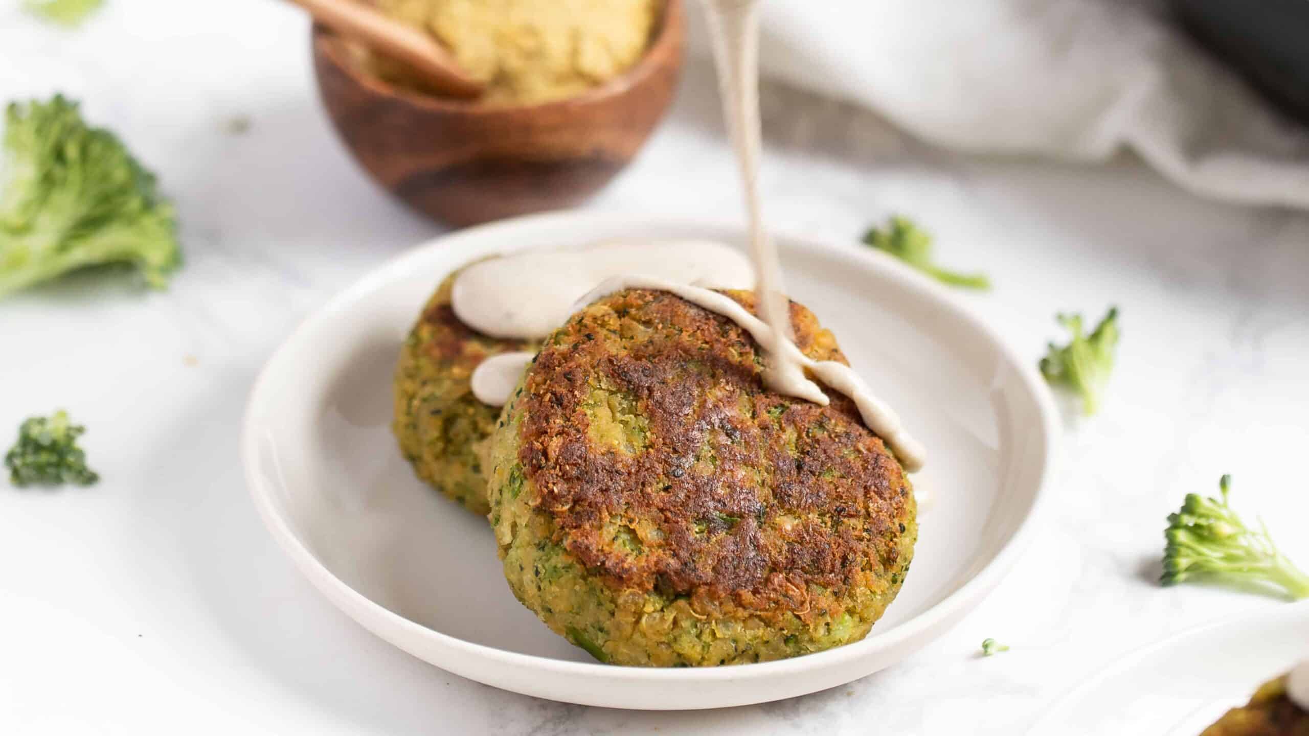 Broccoli Quinoa Burgers Vegan & GF - Simply Quinoa