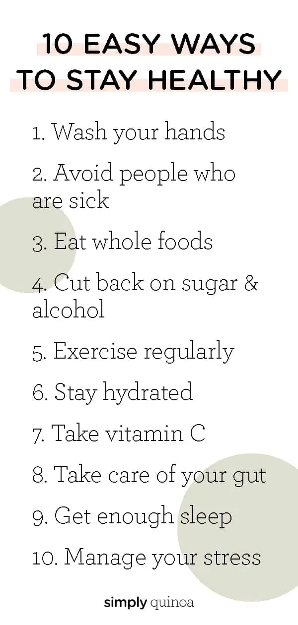 10 easy ways to stay healthy