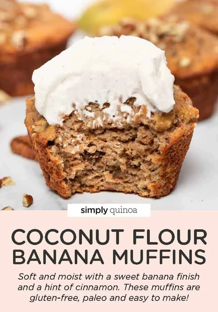 Coconut Flour Banana Muffins