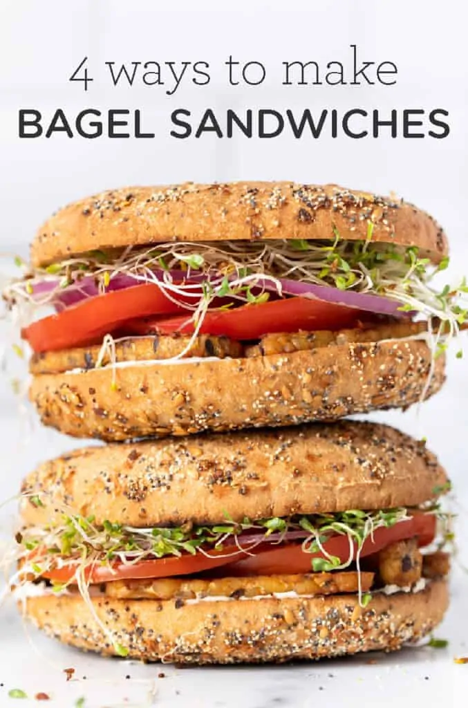 4 Ways to Make Bagel Sandwiches