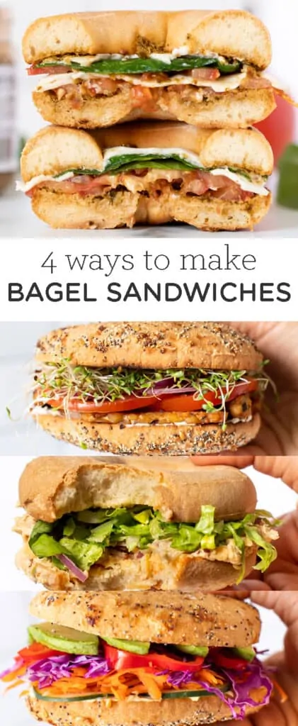 4 Ways to Make Bagel Sandwiches