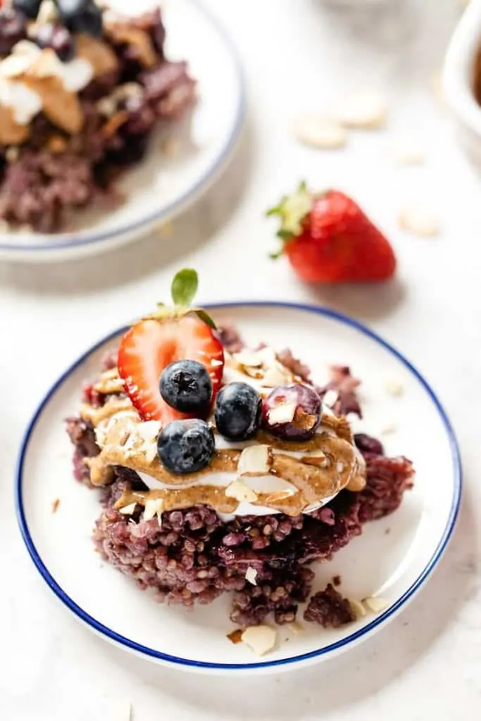 Breakfast Quinoa Bake with Berries