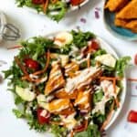 Easy Buffalo Tempeh Salad Bowls