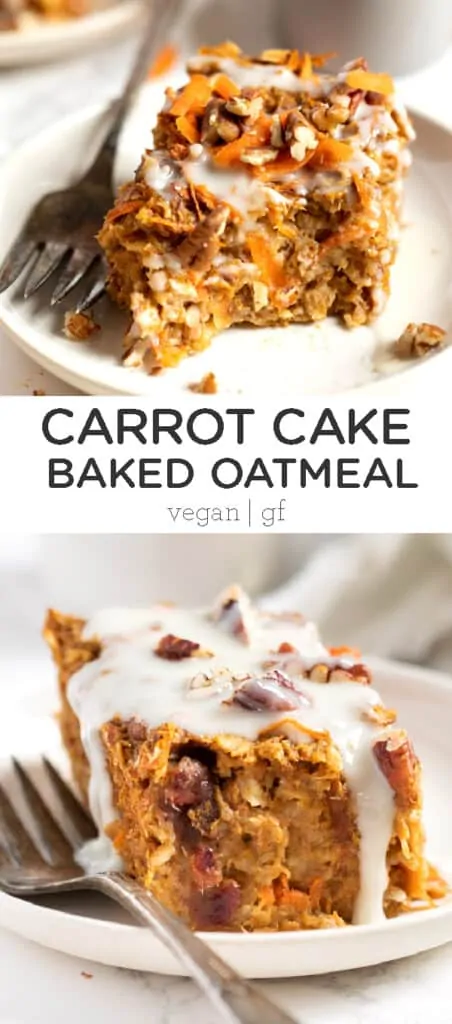 Carrot Cake Baked Oatmeal