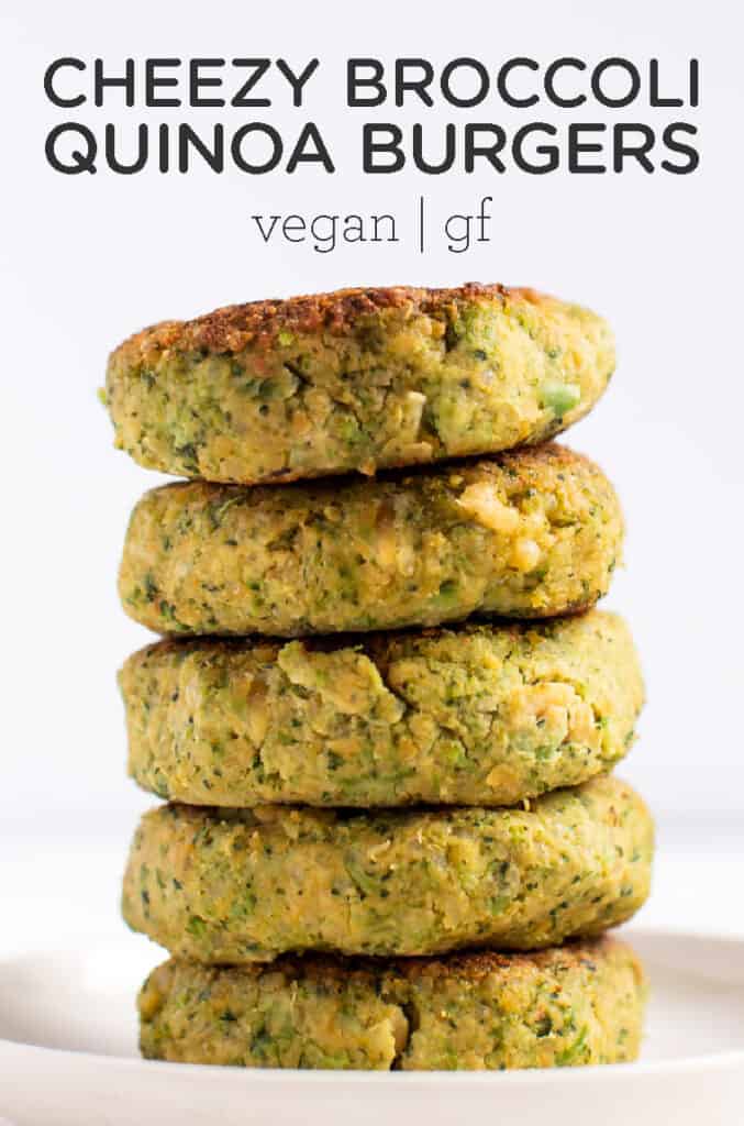 Broccoli Quinoa Burgers Vegan Gf Simply Quinoa