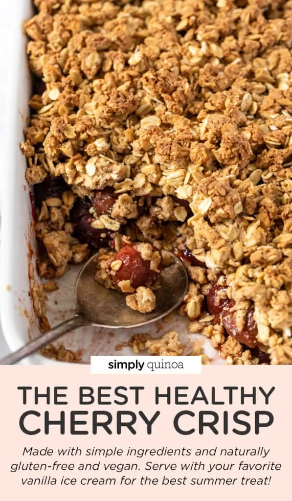 Healthy Cherry Crumble