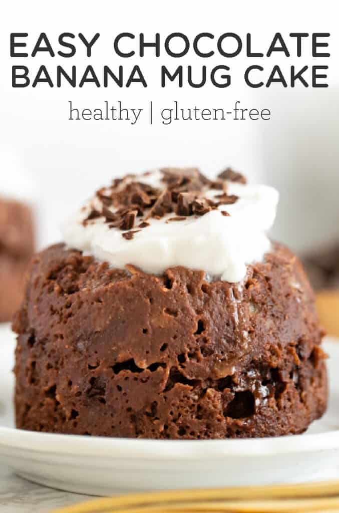 Chocolate Banana Mug Cake {GlutenFree &amp; Healthy} Simply