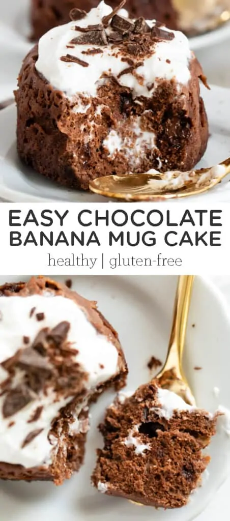 Easy Chocolate Banana Mug Cake