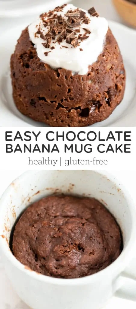 Easy Chocolate Banana Mug Cake