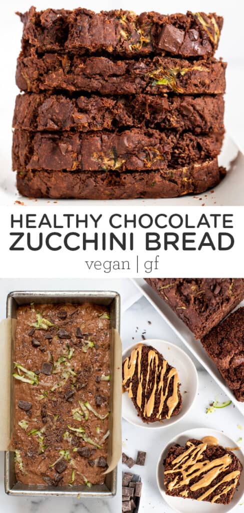 Healthy Chocolate Zucchini Bread
