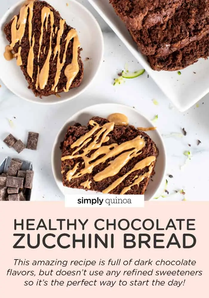 Healthy Chocolate Zucchini Bread