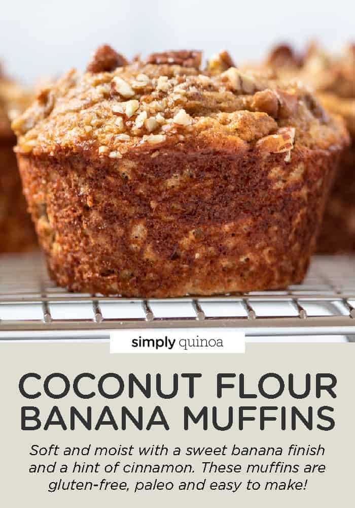 Coconut Flour Banana Muffins {GF & Paleo!} Simply Quinoa