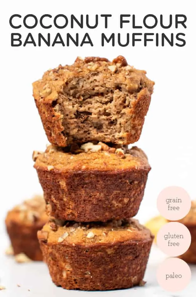 Coconut Flour Banana Muffins