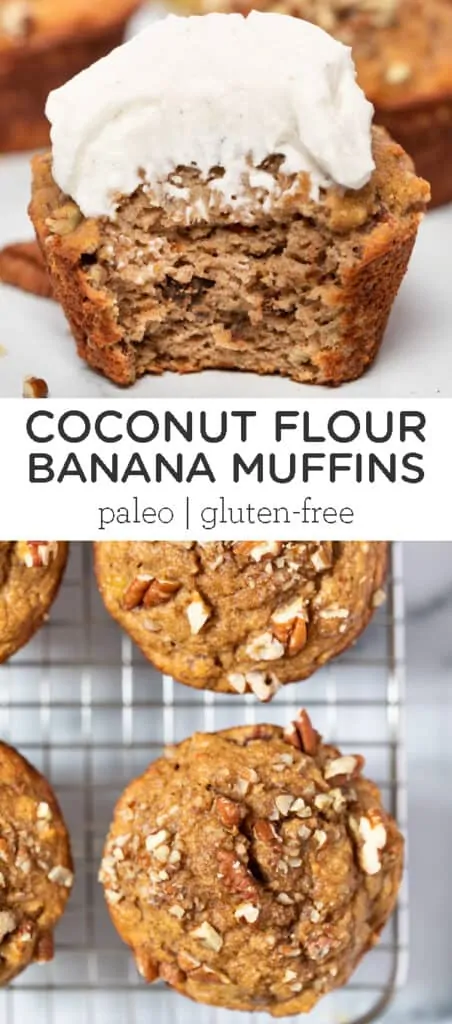 Coconut Flour Banana Muffins