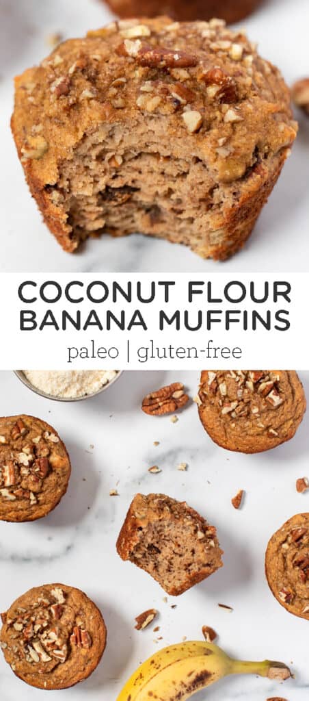 Coconut Flour Banana Muffins