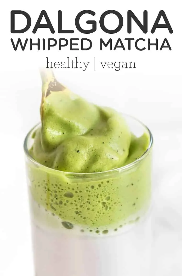 Dalgona Whipped Matcha