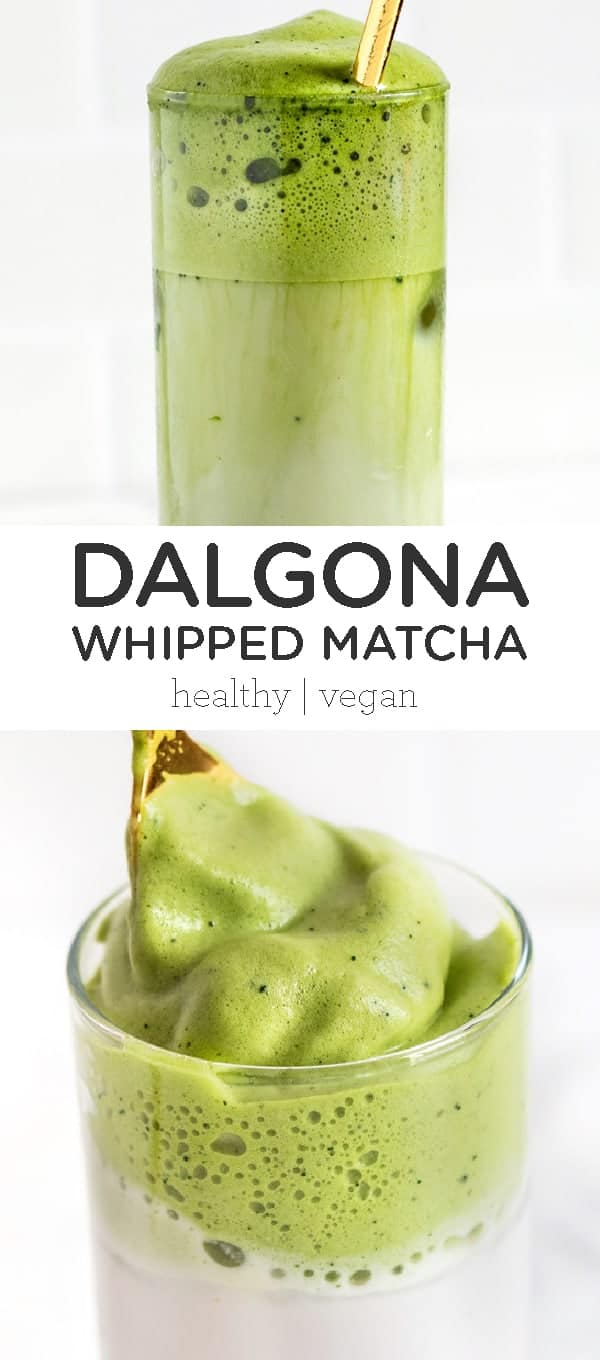 Dalgona Whipped Matcha
