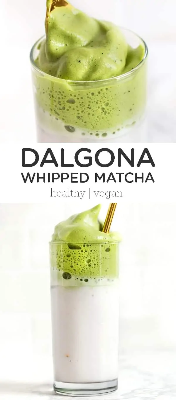 Dalgona Whipped Matcha