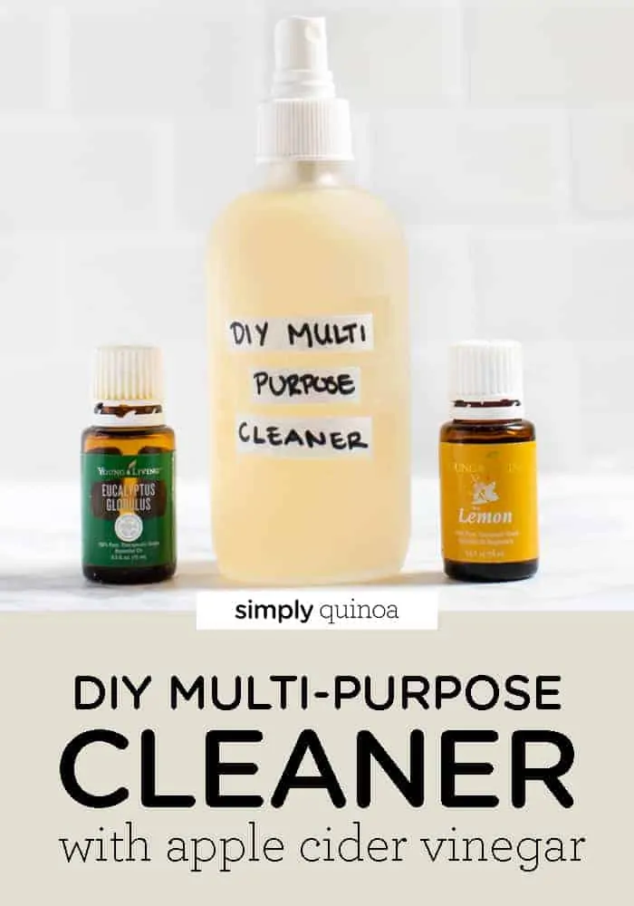 DIY Multi Purpose Cleaner with Apple Cider Vinegar