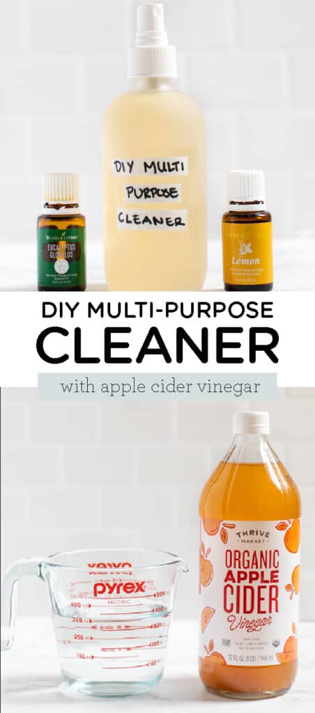 DIY Multi Purpose Cleaner with Apple Cider Vinegar