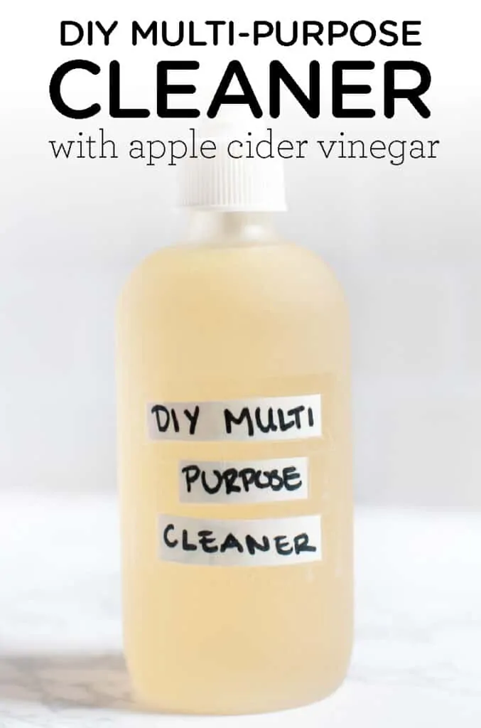 DIY Multi Purpose Cleaner with Apple Cider Vinegar