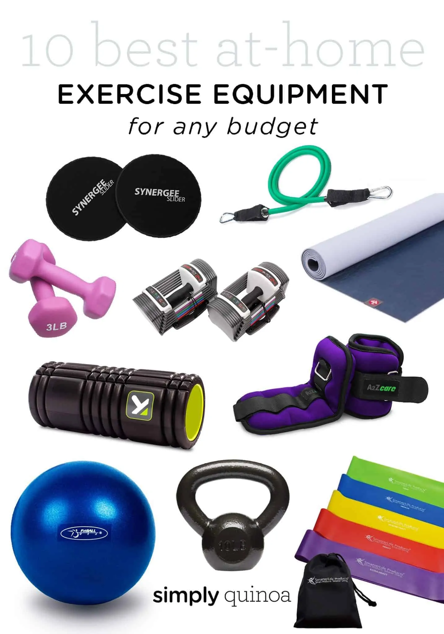 10 BEST at home exercise equipment for small spaces