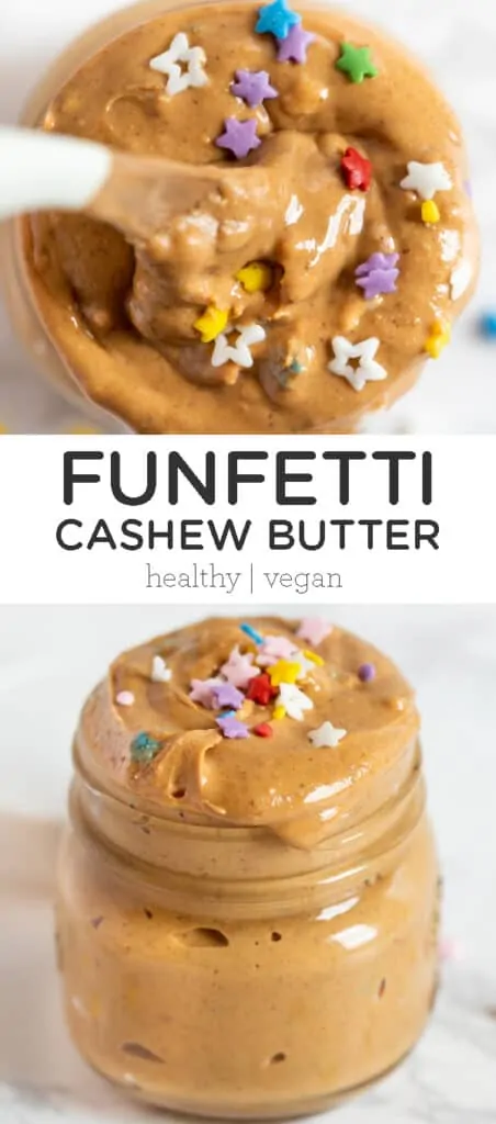 Funfetti Cashew Butter