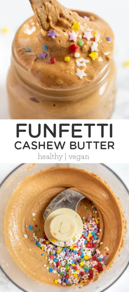 Funfetti Cashew Butter