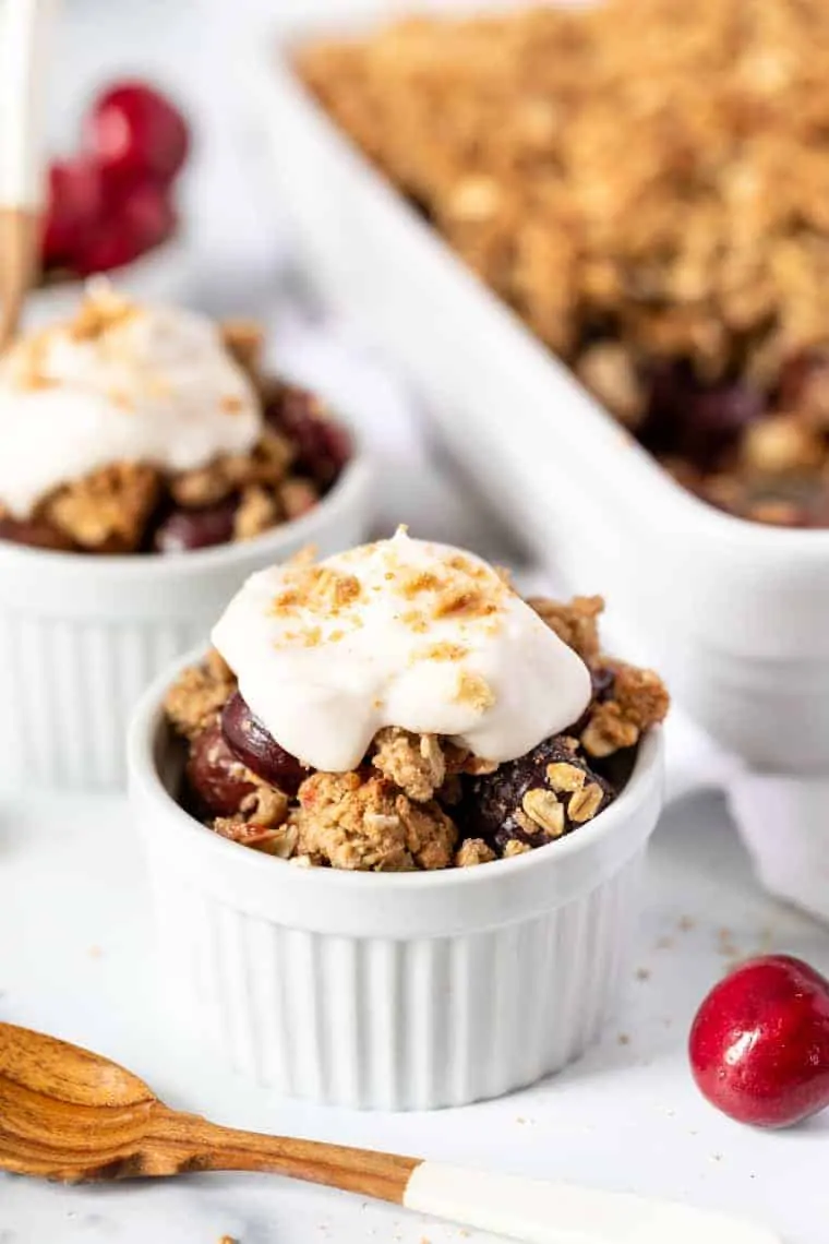 Healthy Cherry Crumble Recipe