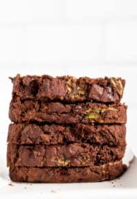 Slices of Healthy Zucchini Bread