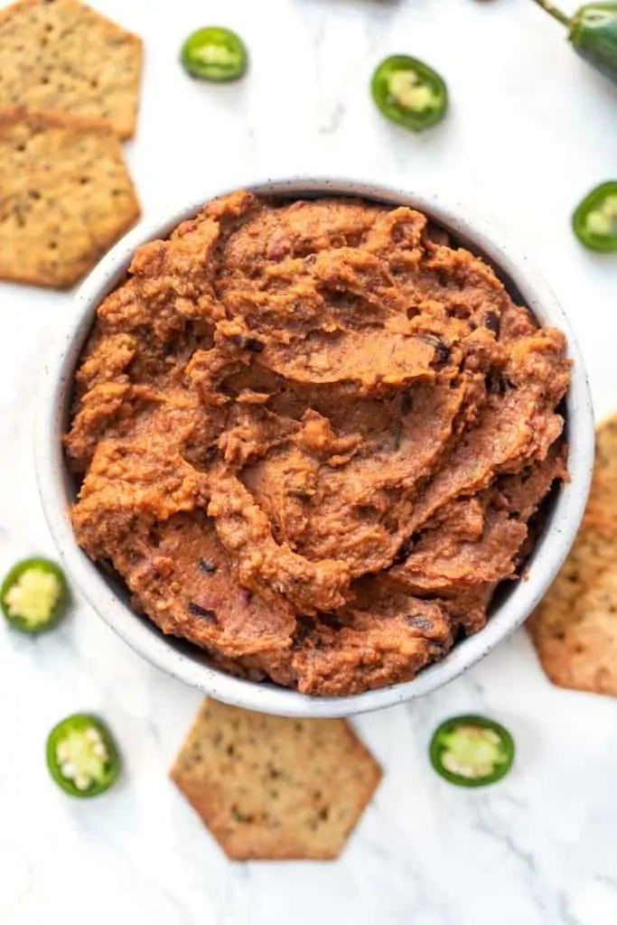 Spicy Adzuki & Black Bean Dip