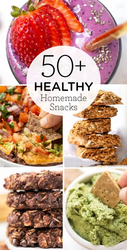 50+ Healthy Homemade Snack Ideas