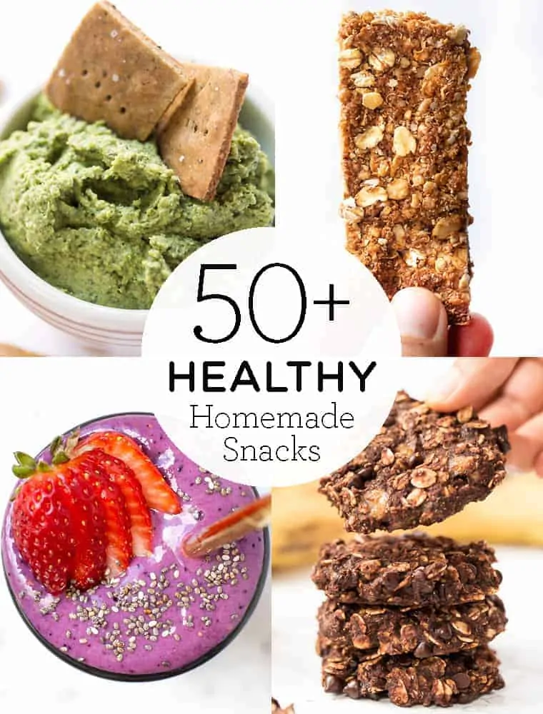 50+ Healthy Homemade Snack Ideas