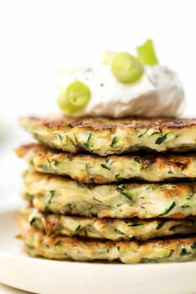 how to make healthy zucchini fritters