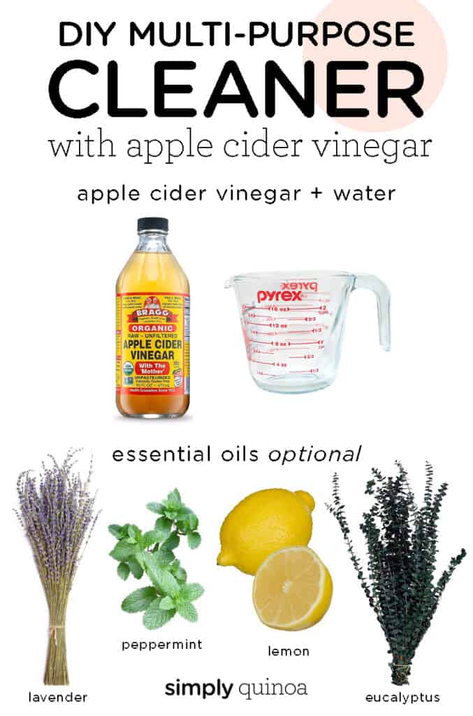 DIY Multi-Purpose Cleaner with Apple Cider Vinegar