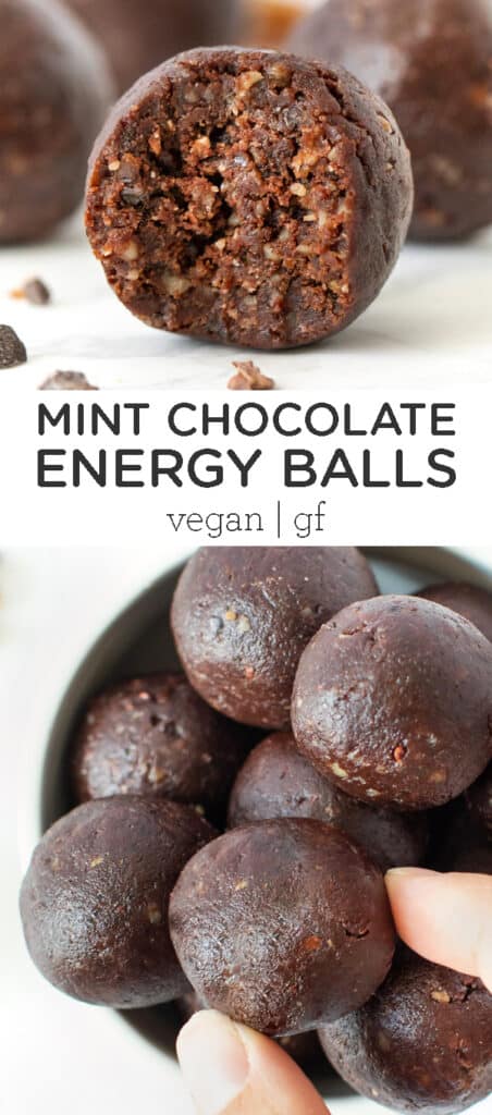 Mint Chocolate Energy Balls