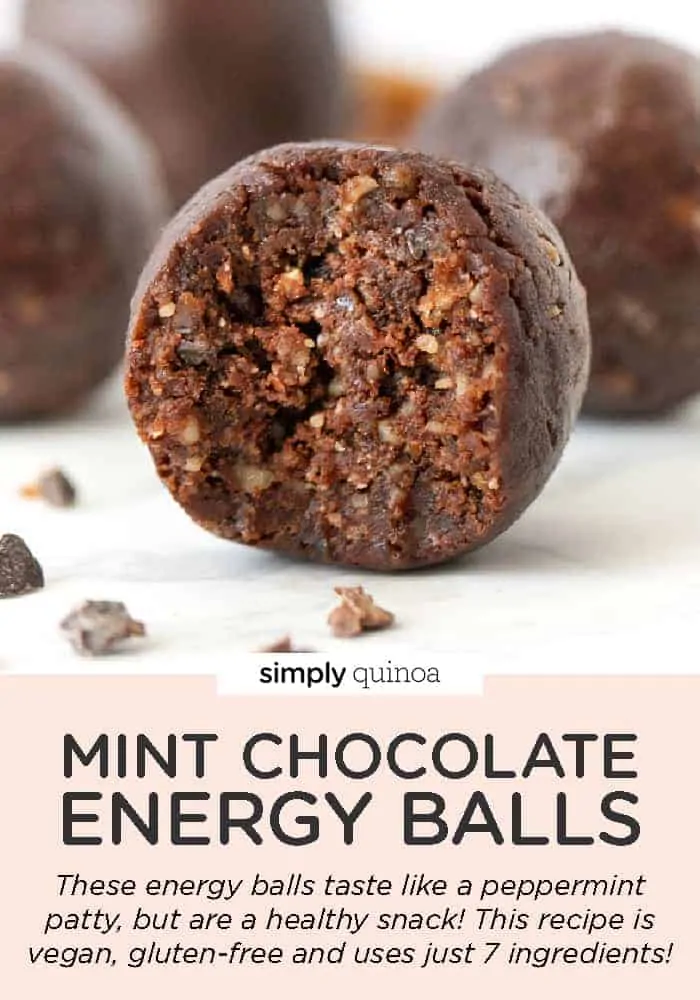 Mint Chocolate Energy Balls