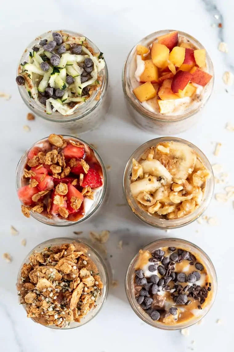 High-Protein Overnight Oats {6 Easy Recipes}